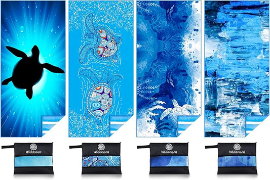 Lightweight Thin Microfiber Beach Towel Sand Free Quick Dry Absorbent Compact Soft Pool Swim Travel Towels Extra Large Oversized Beach Accessories Packable Essentials Stuff Gifts for Adult