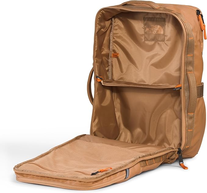 THE NORTH FACE Base Camp Voyager Travel Pack, Almond Butter/Utility Brown/Mandarin, One Size