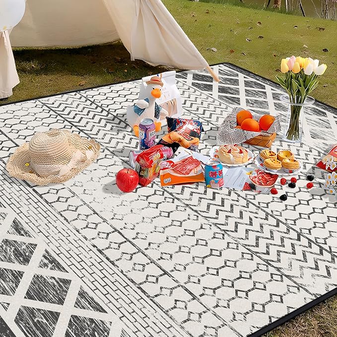 Boho Picnic Blanket Waterproof Foldable Extra Large Picnic Mat Beach Blanket 60"x80" for Camping Beach Hiking Patio Party Outdoor Decor Gifts