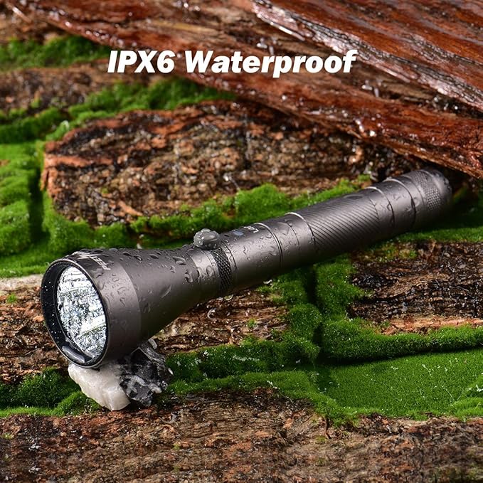 L40 Flashlight High Lumens, Rechargeable Spotlight Flashlight, 4 Light Modes Super Bright Handheld Flashlight for Outdoor, Camping, Hiking