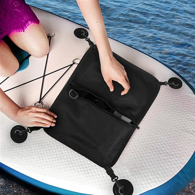 Paddle Board Deck Bag, Sup Accessories Mesh Storage Deck Bag