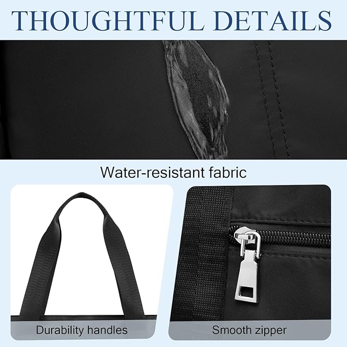 PlasMaller Carry On Travel Duffle Bag Packable Luggage Travel Gear Sports Gym Bags Lightweight Tote Shoulder Pack