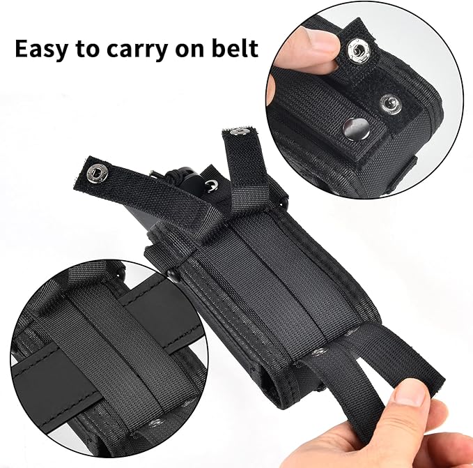 ANKHOH Radio Holster Pouch Compatible with GXT1000VP4 50 Channel GMRS Two-Way Radio, Long Range Walkie Talkie Case, Gmrs Radio Storage Holder with Adjustable Shoulder Strap (Bag Only)
