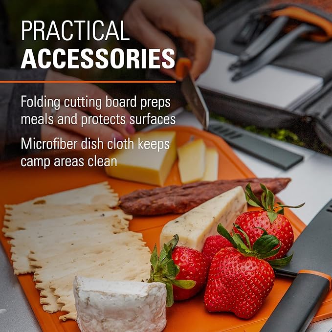 GSI Outdoors, Santoku Knife Set, For Camping, Grey