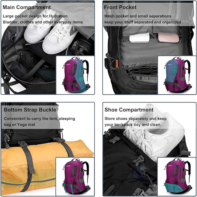 G4Free Outdoor or Sporty, Rose Red, 50l