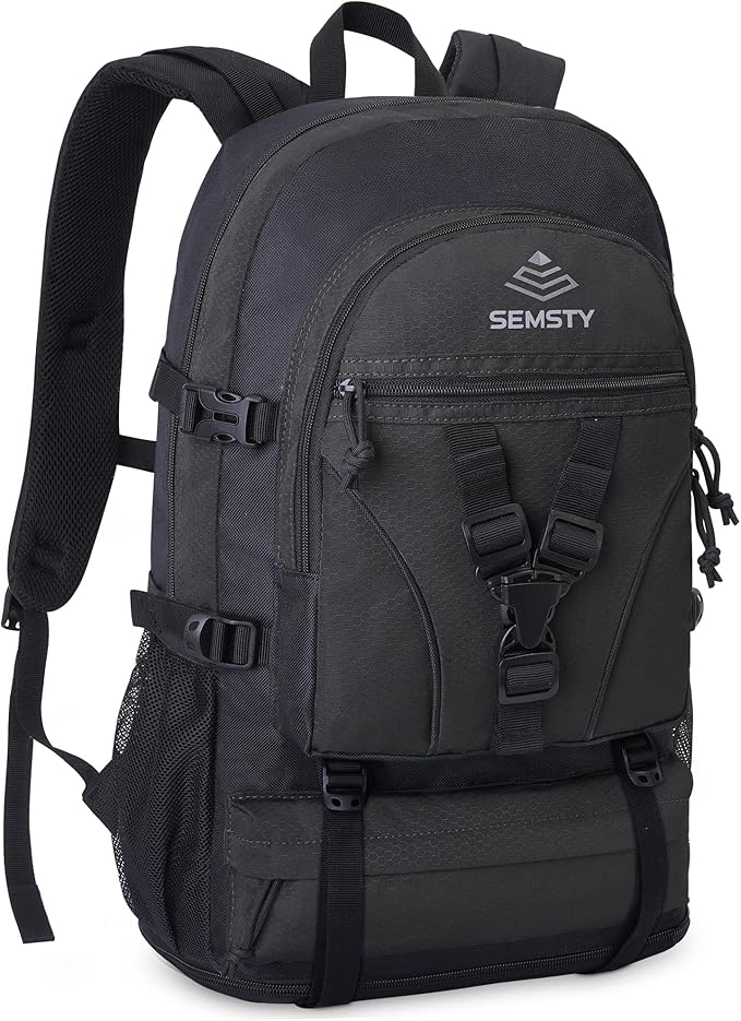 Hiking Backpack, 30L/40L/50L Expandable Hiking Backpack for Men and Women, Travel Backpack Flight Approved