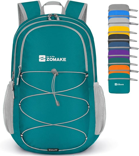 ZOMAKE Lightweight Packable Backpack 28L, Foldable Backpacks Water Resistant Collapsible Day Bag Light Daypack for Hiking