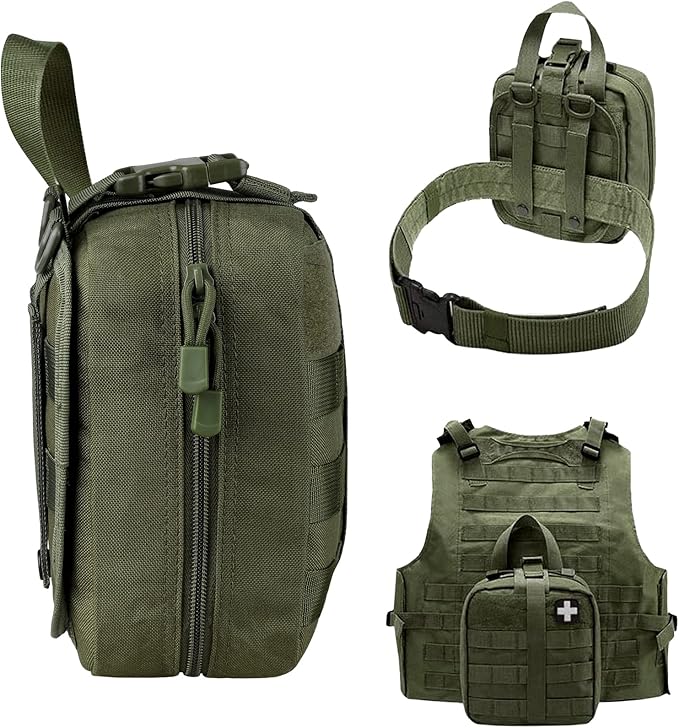 First Aid Bag Empty Medical Ifak Pouch Molle EMT Pouches Rip-Away Tactical Military Trauma Emergency Medic Bag