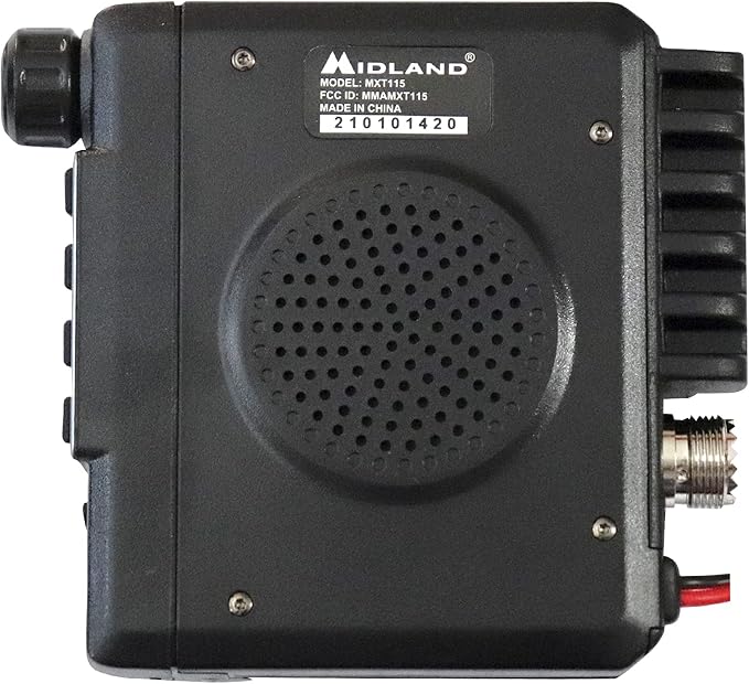 Midland – MXT115AGVP3 - 15 Watt GMRS MicroMobile Two Way Radio - Off Roading Outdoor Farm Radio - Extended Range 3dB gain Ghost Antenna, Antenna Cable, Mounting Bracket - Farm Tractor Bundle
