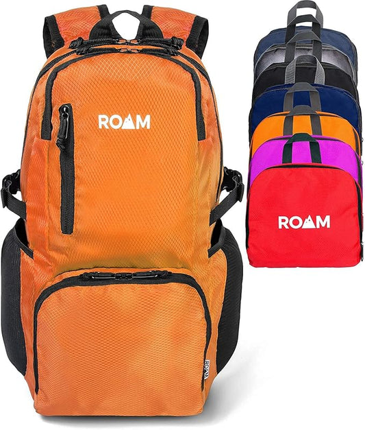 Roam 25L Hiking Daypack - Ultra Lightweight Packable Backpack - Durable, Water Resistant Folding Backpack for Travel, Camping