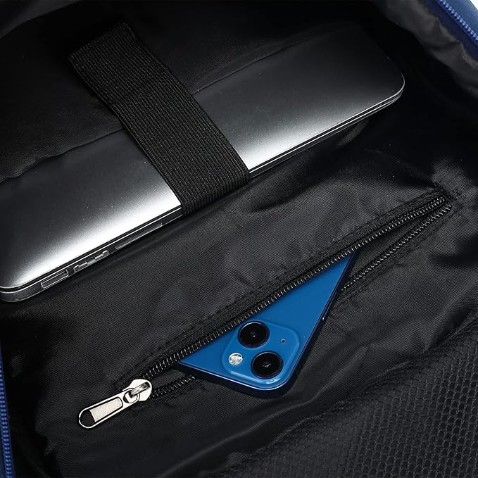 Gym Duffle Bag Backpack 4-Way Waterproof with Shoes Compartment for travel Sport Hiking laptop (dark blue) XL