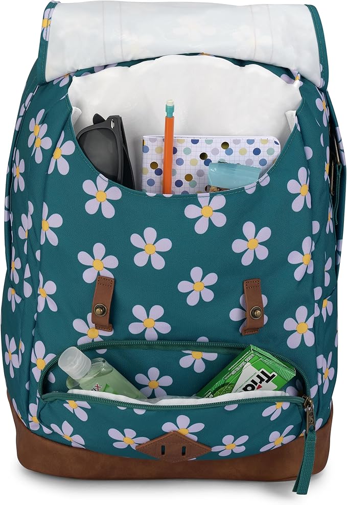 JANSPORT CORTLANDT Large Backpack, Precious Petals, One Size, Cortlandt