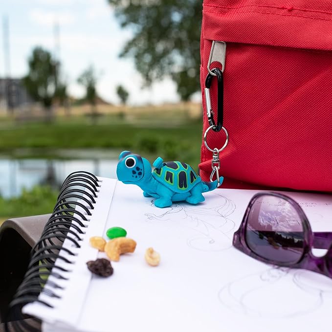 Big Discoveries WildLight Animal Carabiner Flashlight - Fun Mini Keychain Flash Lights for Kids, Nurses, Camping