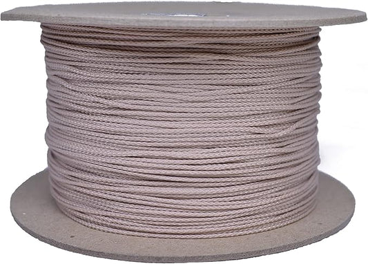BORED? PARACORD! Nylon Micro Cord - 125 or 1000 Foot Spool Options - 70+ Colors and Patterns - 1.18mm Cord