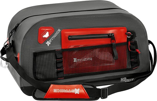 Waterproof Duffel Bag, 52L Large Capacity Waterproof Travel Dry Duffel Bag, Heavy Duty Bag with Durable Straps & Handles, Board Deck Bag for Kayaking Paddle Boating Rafting Fishing Picnic Camping