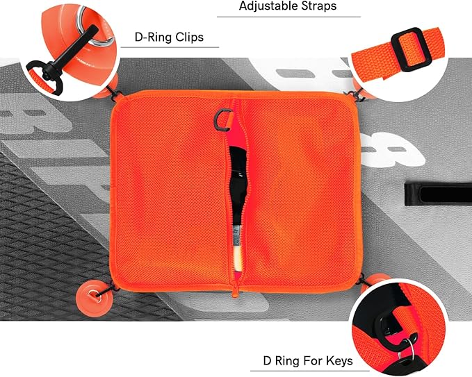 Paddle Board Deck Bag, Sup Accessories Mesh Storage Deck Bag