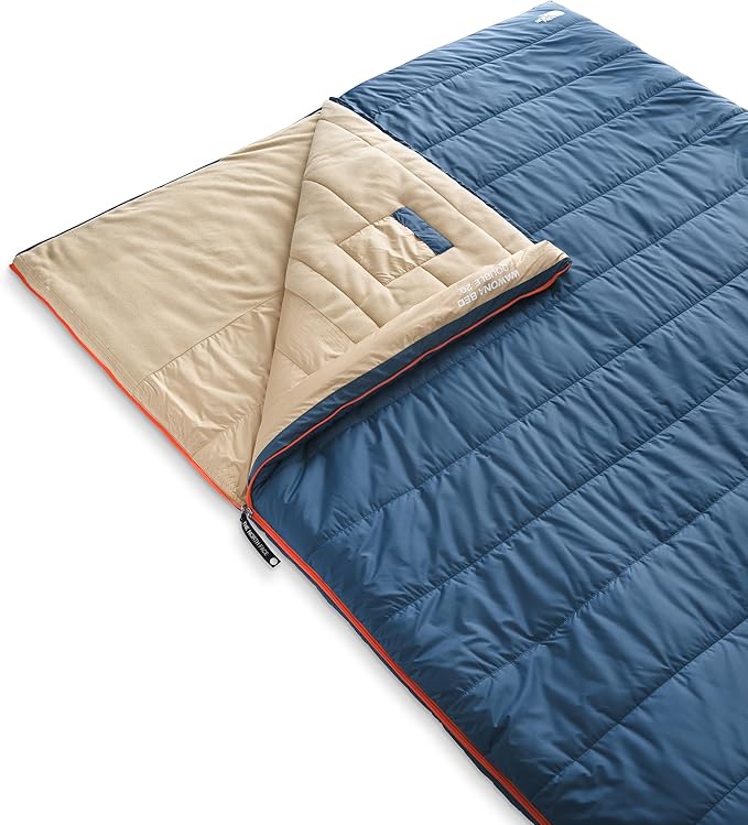 THE NORTH FACE Wawona Bed Double 20F / -7C Insulated Camping Sleeping Bag for Two People