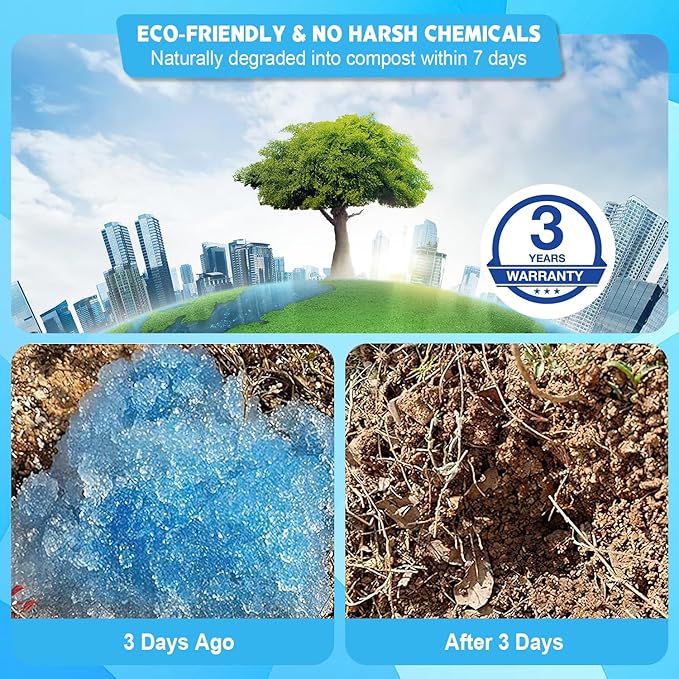 40Packs Poo Gel for Portable Toilet, Absorbent Poo Powder for Liquid Waste and Urine Camping Toilet Outdoor Hiking