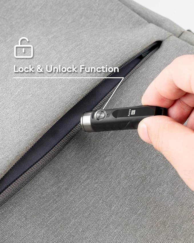 RovyVon Aurora A1 Keychain Flashlight USB C Rechargeable, Max 420 Lumen Super Bright with EDC Mini Size, 5 Mode Easy Use, Waterproof, Perfect for Camping Emergency Outdoor