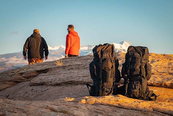 TETON 55L Scout Internal Frame Backpack for Hiking, Camping, Backpacking, Rain Cover Included