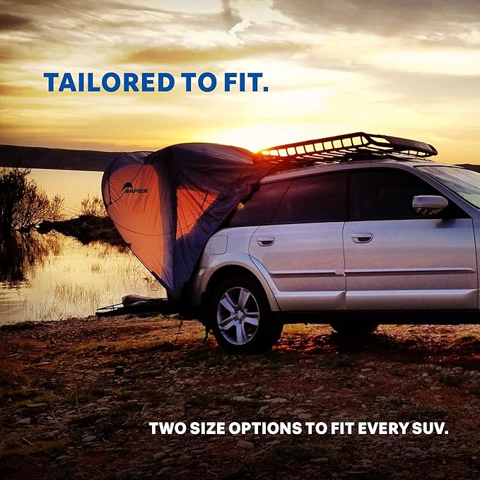 Napier Sportz Cove | Fits Small to Large SUVs | Easy 5-Minute Setup | Sun Protection & Privacy Shelter for Camping, Tailgating, Road Trips