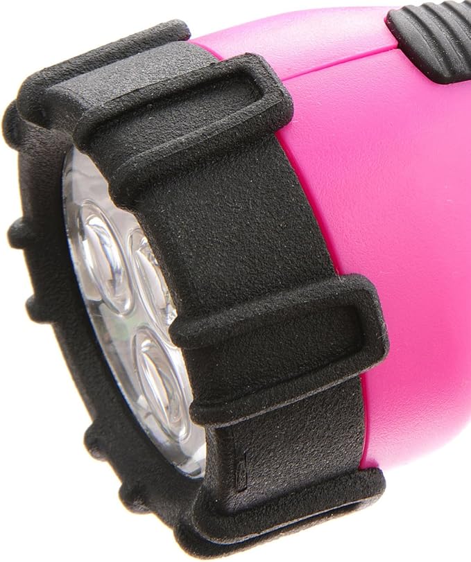 Dorcy 55 Lumen Floating Water Resistant LED Flashlight with Carabineer Clip, Pink ( 41-2509)
