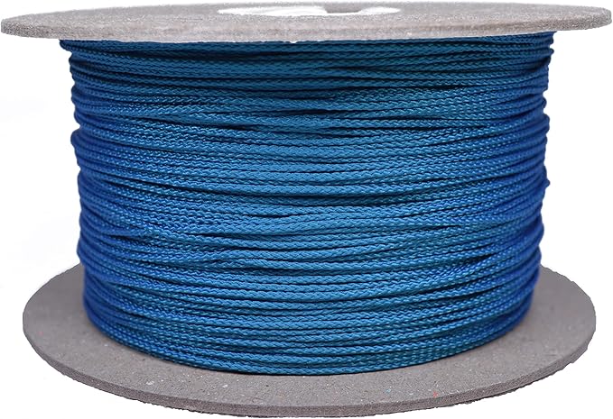 BORED? PARACORD! Nylon Micro Cord - 125 or 1000 Foot Spool Options - 70+ Colors and Patterns - 1.18mm Cord
