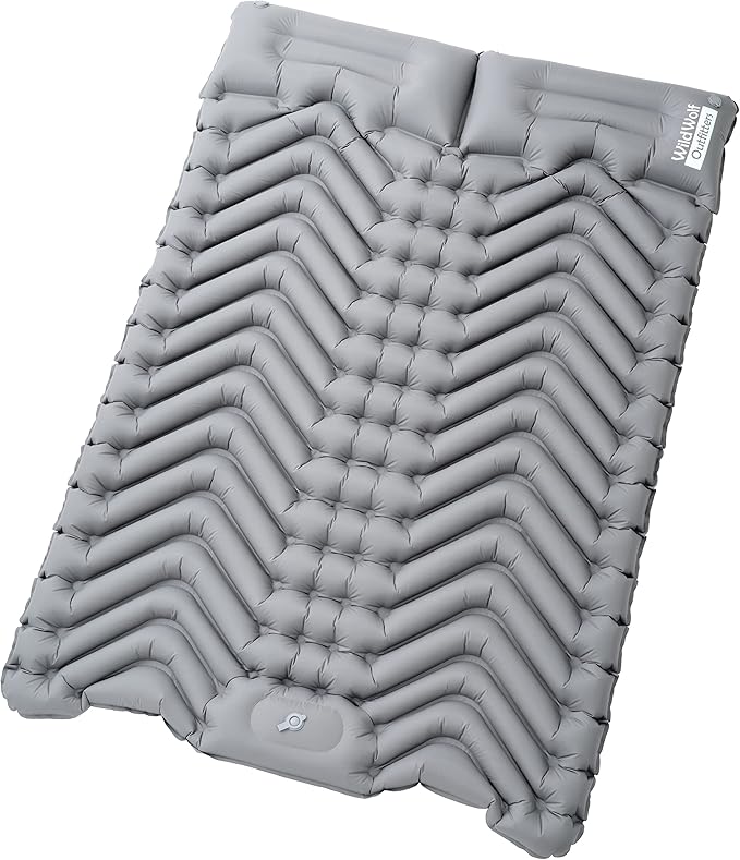 Sleeping pad for Camping 2 Person - Large self Inflatable Mattress Camping - Lightweight Camping Bed for Adults - Ideal for Backpacking Adventures