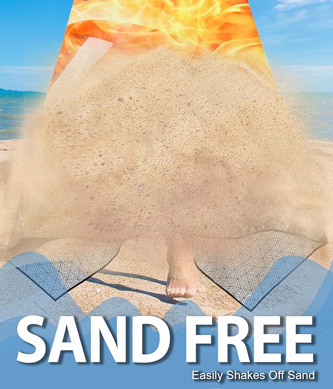 Microfiber Beach Towel – Rugby Quick Dry Lightweight Sand Free Oversized Towel Accessories Travel Must Have Swim Pool Yoga Camping Gear Summer Cruise Ship Essentials Cloud Compact Gift 71" 32"