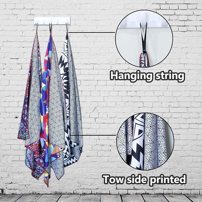 Microfiber Lightweight Thin Beach Towel Sandproof Compact Clearance Towels Quick Dry Sand Free Pool Swim Fast Drying Sandless Blanket Travel Essentials Accessories Vacation Women Men Adult Gift Turtle