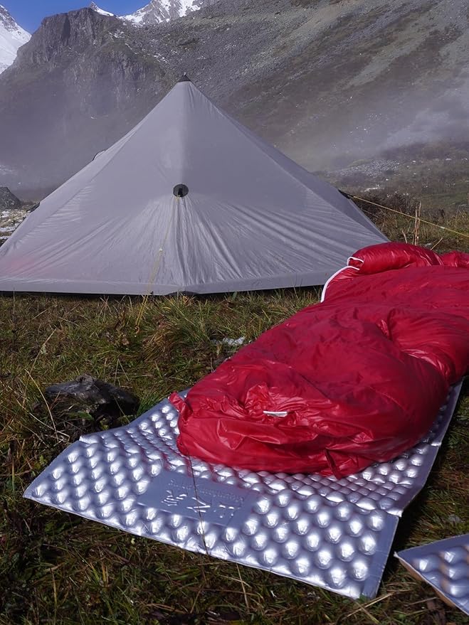 Mountain Spring Polar Bear XL Folding Closed Cell Foam Sleeping Pad R-2.6 | Highest R-Value Thickened Moisture-Proof Closed Cell Foam Camping Sleeping Mat on The Market for Camping Hiking Backpacking