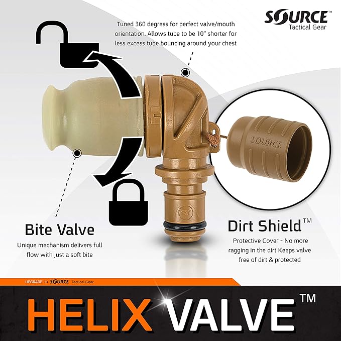 Source Tactical Helix High-Flow Bite Valve