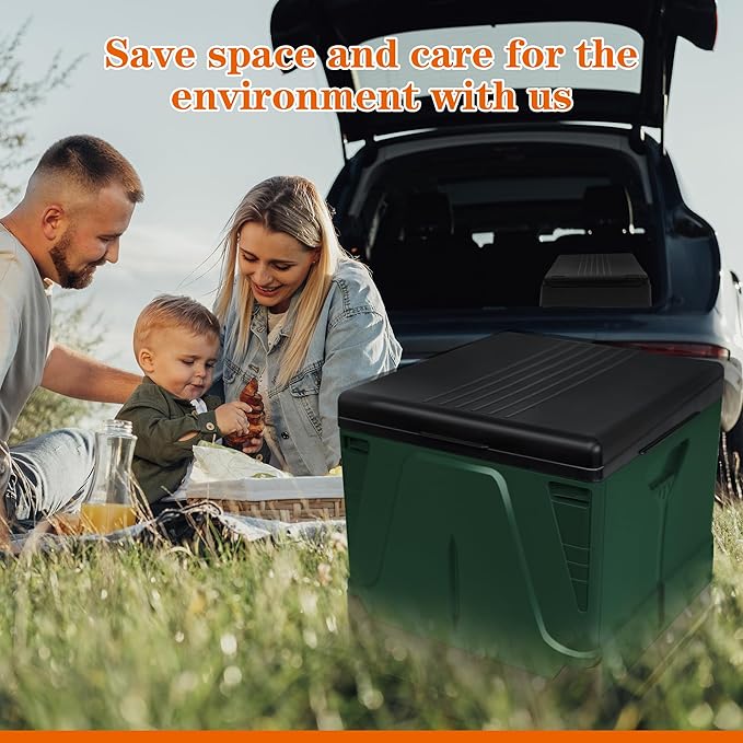 Camping Toilet, Composting Toilet with Biodegradable Bags, Portable Potty for Adults, Folding Toilet for Car Camping Hiking Long Trips Beach