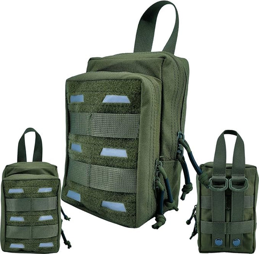 Tactical EDC Pouch, Molle Utility Pouch Gadget Organizer Holder Bag Phone Holster Waist Pack Admin Pouch Tool Pocket for Outdoor Activities, Attached to Backpack/Vest/Belt