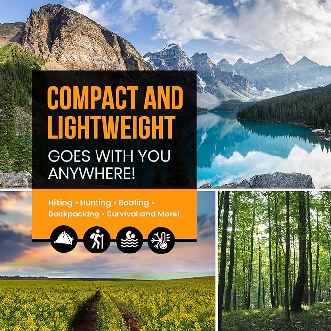 MEKKAPRO Emergency Mylar Thermal Blankets (4-Pack), Pocket Sized for Emergencies, Camping, Outdoors, Hiking, Survival, First Aid (Thermal Silver)