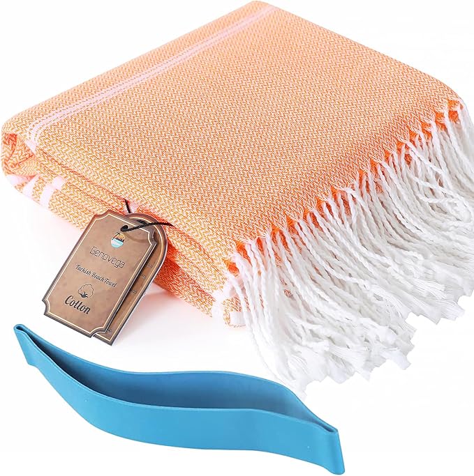 Genovega Turkish Beach Pool Towels Sand Free Quick Dry Oversized Extra Large Bulk Swim Blanket Set Adult Clearance Carnival Cruise Ship Essentials Packing List Vacation Travel Accessories Must Haves