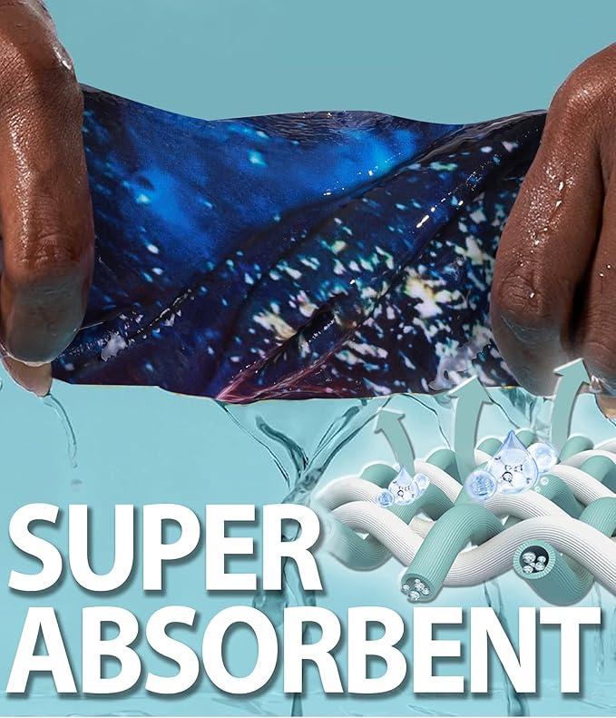 Microfiber Beach Towel–Quick Dry Lightweight Sand Free Oversized Large Towel Accessories Travel Must Swim Pool Yoga Camping Summer Cruise Ship Compact Sandproof Gift Mandala Milky Way(71" 32")