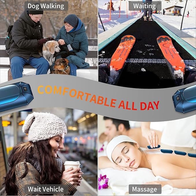 2 Pack πππ§π πππ«π¦ππ«π¬ Rechargeable,Portable Electric Hand Warmers Reusable,USB Handwarmers,Outdoor/Indoor/Working/Studying/Camping/Hunting/Golf/Pain Relief/Game/Warm Gifts for Men Women Kids