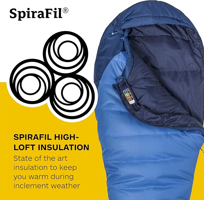 Marmot Men's Trestles 15° Sleeping Bag | Insulated, Water-Resistant, Left-Zip, Cobalt Blue/Blue Night