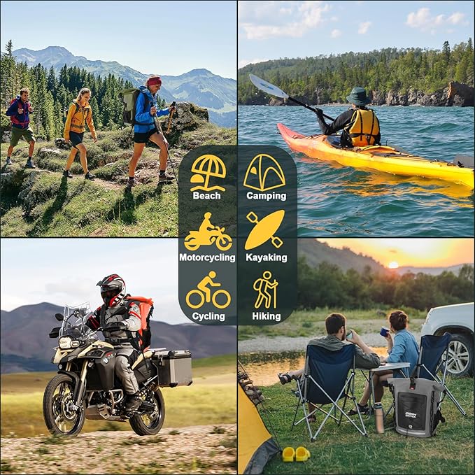 Waterproof Backpack Dry Bag 35L/55L β Heavy Duty Roll-Top Hiking Backpack Sack Keeps Gear Dry for Travel, Kayaking, Boating, Camping, Rafting and Fishing