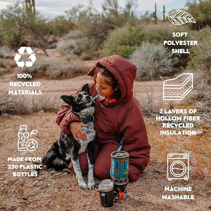 Selk'bag Original Wearable Sleeping Bag - Outdoor & Indoor Sleeping Bags - Sleeping Bag Suit - Temp Rating 35 to 44 Degrees F