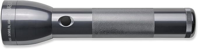 Maglite ML300L LED 2-Cell D Flashlight, Gray