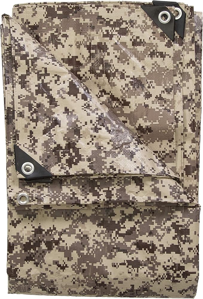 Stansport Camo Medium-Duty Rip-Stop Tarp