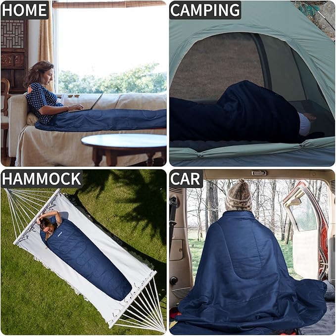 Cold Weather Mummy Sleeping Bag 15°F Extreme 3-4 Season Sleeping Bag for Adults - 0 Degree Winter Sleeping Bag, Machine Washable for Hiking Backpacking & Outdoor Activities