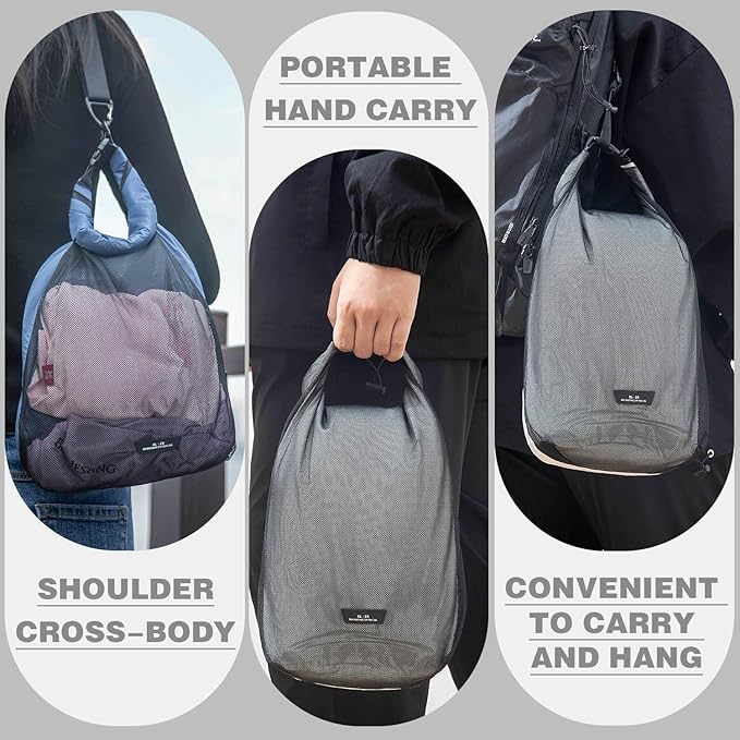 Waterproof dry sack Lightweight Dry Bag Soft and comfortable stuff sacks for backpacking Rafting Boating Camping(4L,8L) (Grey, 4L 8L)