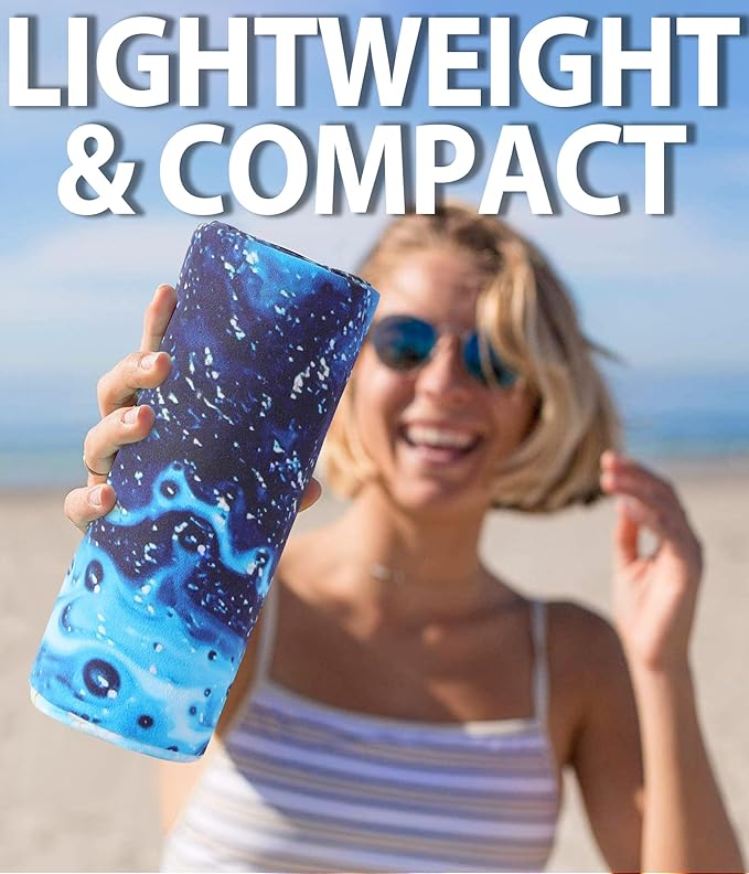 Microfiber Beach Towel–Quick Dry Lightweight Sand Free Oversized Large Towel Accessories Travel Must Swim Pool Yoga Camping Summer Cruise Ship Compact Sandproof Gift Mandala Milky Way(71" 32")