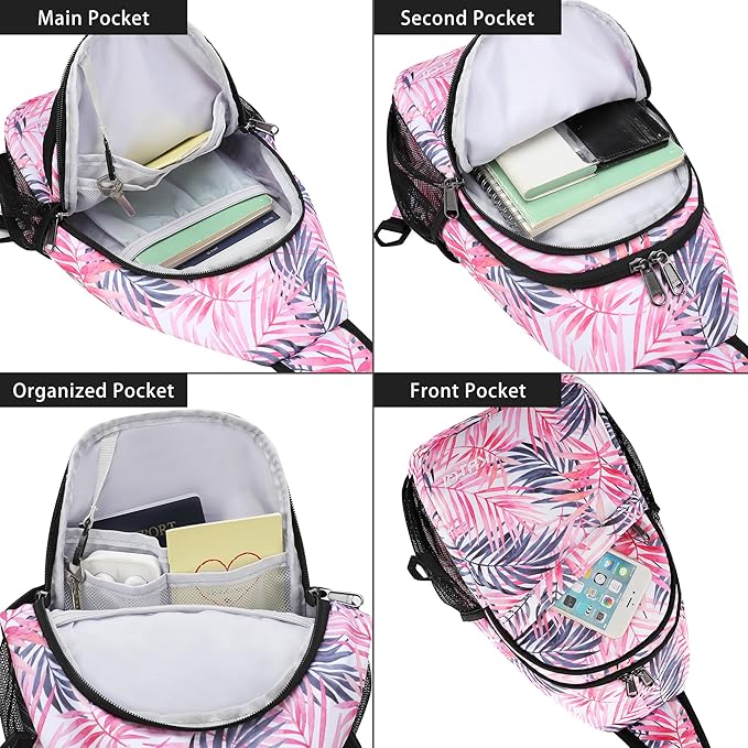 Sling Backpack Crossbody Sling Bag for Women Men Multipurpose Travel Essentials Hiking Chest Bag Daypack