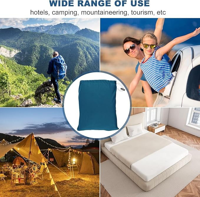 Sleeping Bag Liner, Ultralight Sleeping Bag Liner 86.6 * 35.5 inch Hotel Sleeping Sack for Adults,Ultralight Travel Sheet & Adult Sleep Sack, Camping Sheets Travel Sleep Sack for Backpacking