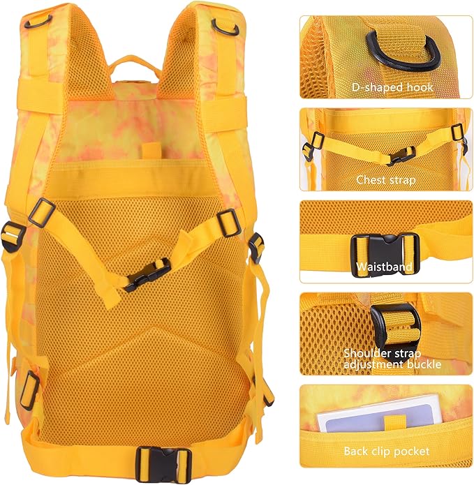 Military Tactical Backpack for Men and Women Army 3 Days Assault Pack Bag Large Rucksack with Molle System for Hiking Cycling Skiing Camping Climbing