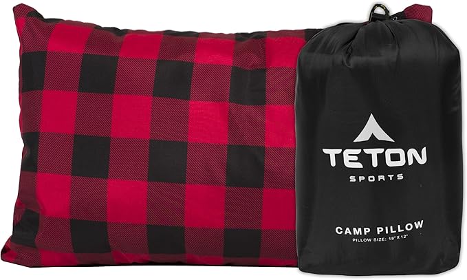 TETON Sports Camp Pillow; Great for Travel, Camping and Backpacking; Washable